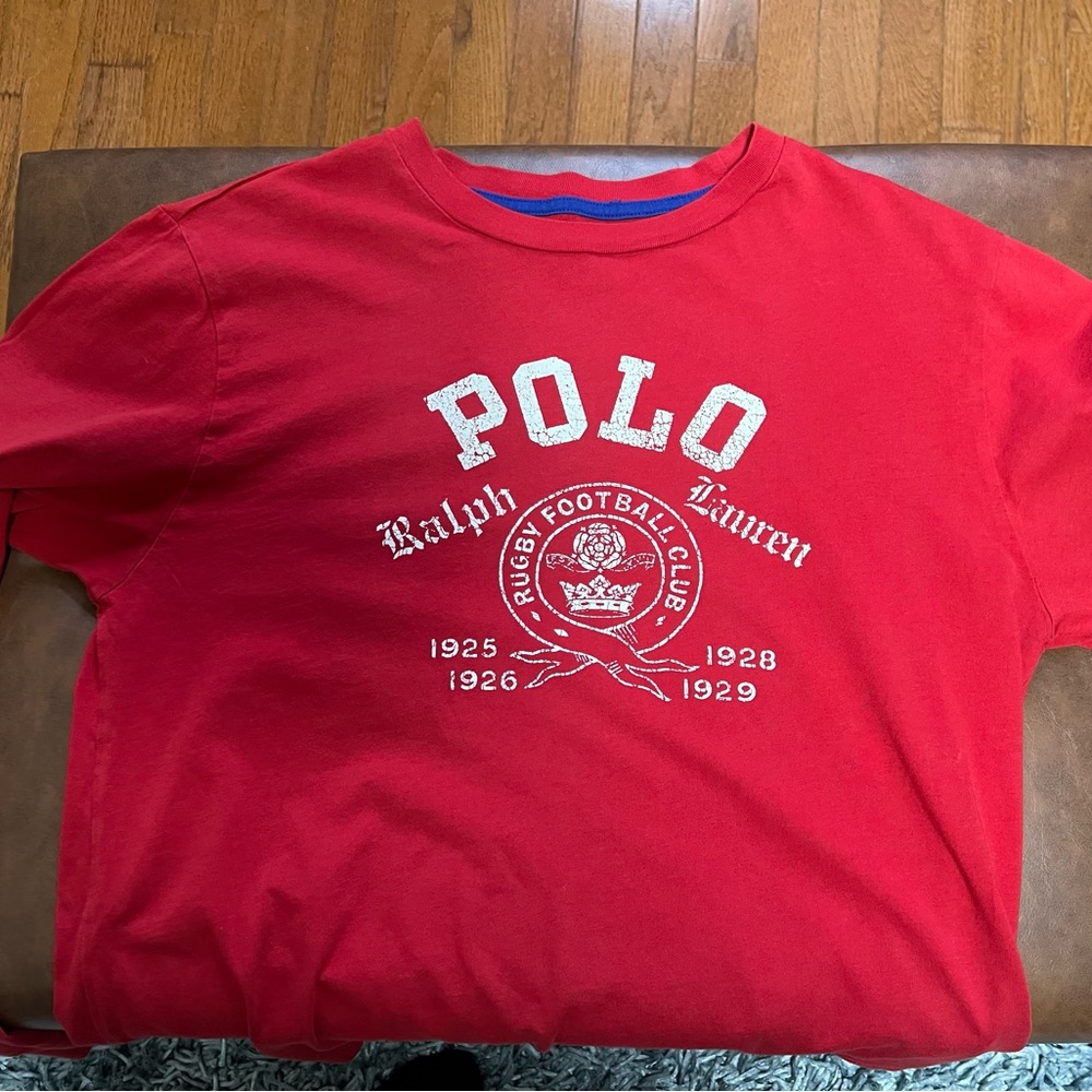 Polo by Ralph Lauren Kids Red Rugby Graphic Tee